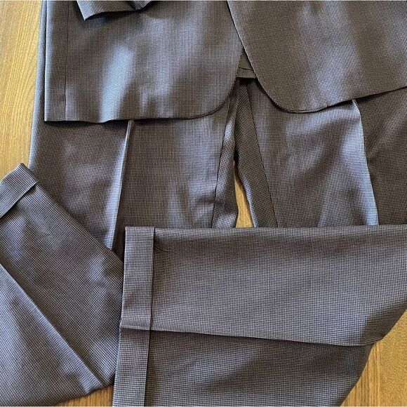 JoS. A Bank 100% Wool Houndstooth Pants Size 41R Inseam 31” - Picture 2 of 3